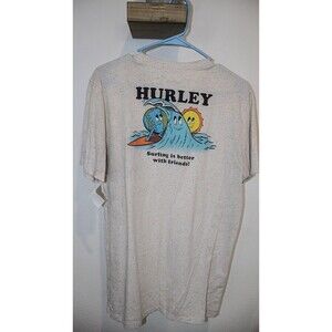 Hurley Men's Everyday Regrind and Surfs Short Sleeve Crewneck Tee T-Shirt